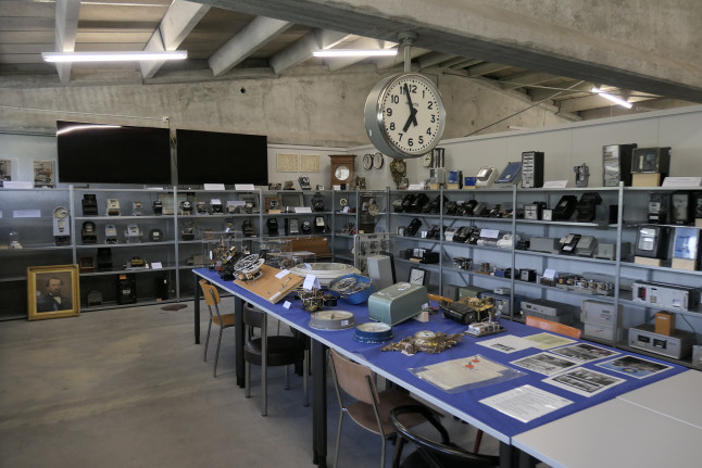 Im Schaulager des Industriepfades Lorze erwarten Sie zahlreiche Objekte aus Zuger Produktion.